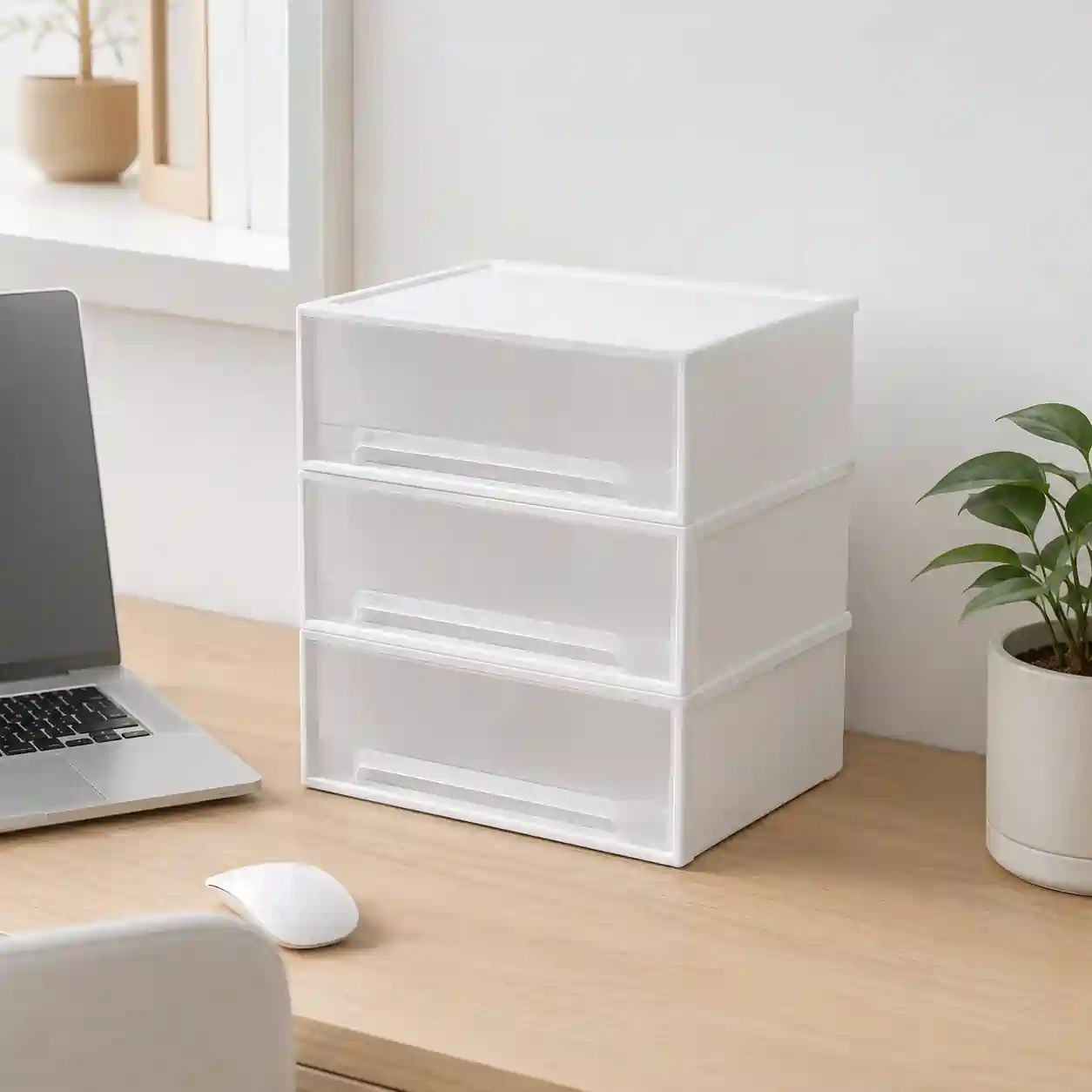 Stackable Desktop Storage Drawers – Space-Saving Organizer for Office, Stationery & Small Essentials