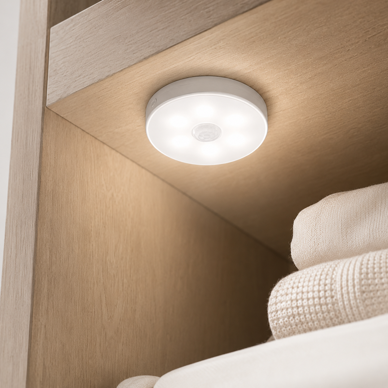 Motion Sensor LED Night Light – Soft Glow Cabinet & Hallway Light