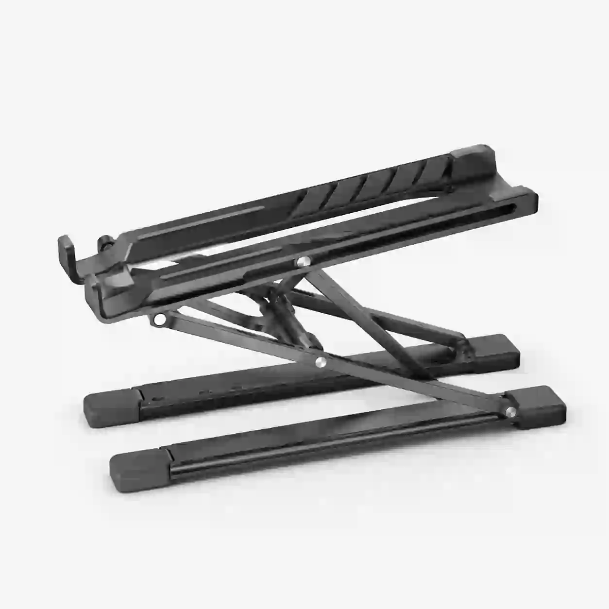 Adjustable Aluminum Laptop Stand – Foldable Ergonomic Desk Riser with Cooling Support